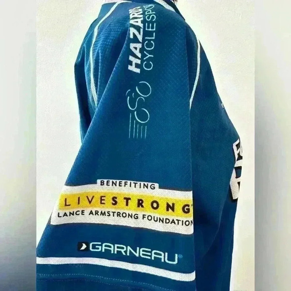 Louis Garneau Men's Cycling Jersey, Santa Barbara Blue, L, Foundation Roots - Picture 4 of 8